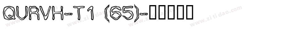 QURVH-T1 (65)字体转换